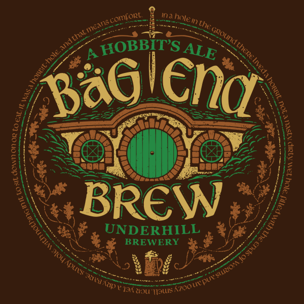 Bag End Brew Middle Earth T-Shirts