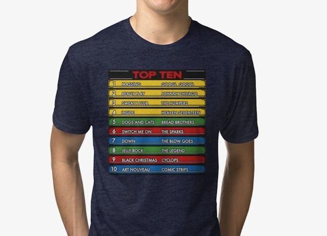 Disc Bootik Chart T-Shirts