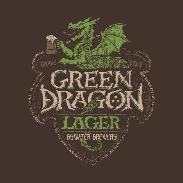 Green Dragon Lager - Middle Earth Brew T-Shirt