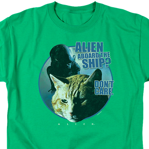 Jones Don't Care Alien Shirt