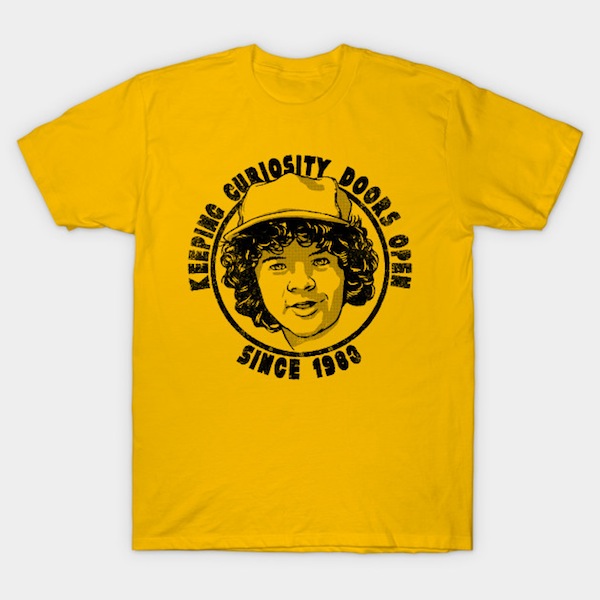 Keeping Curiosity Doors Open Parody T-Shirt