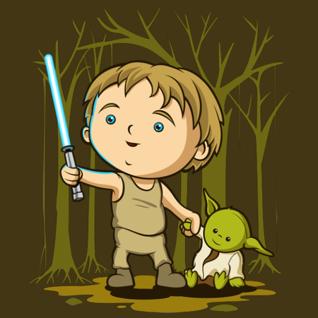 Little Hero - Cute Kids Star Wars T-Shirts