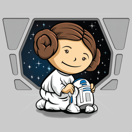 Little Princess - kids star wars t-shirts