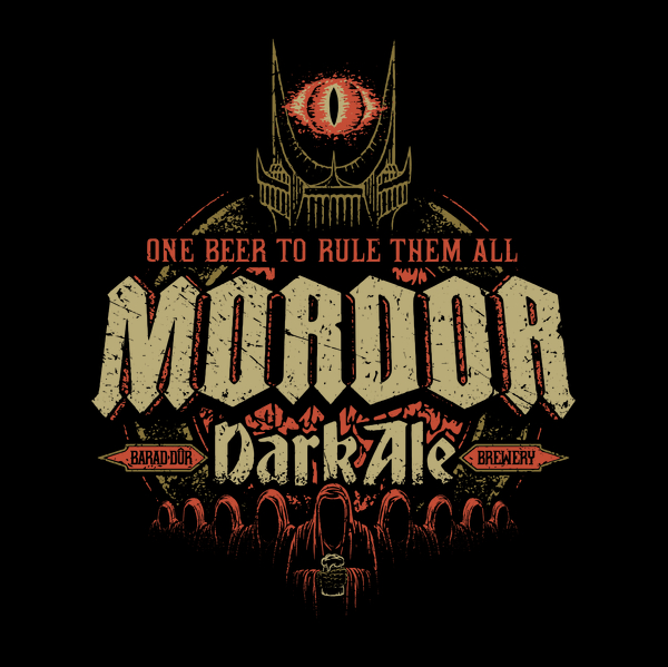 Mordor Dark Ale T-Shirts