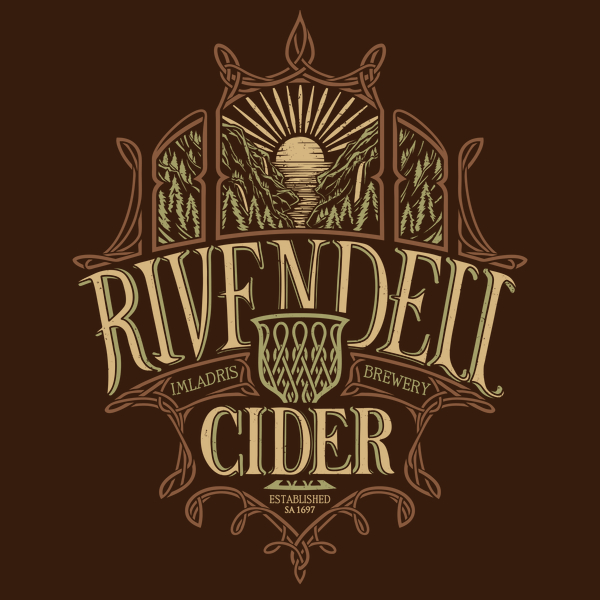 Rivendell Cider Middle Earth Brews T-Shirts