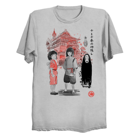 Spirited Away - Haku Collage T-Shirt – Merch Sloth