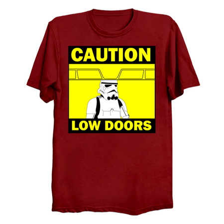Stormtrooper Caution - Funny T-Shirts