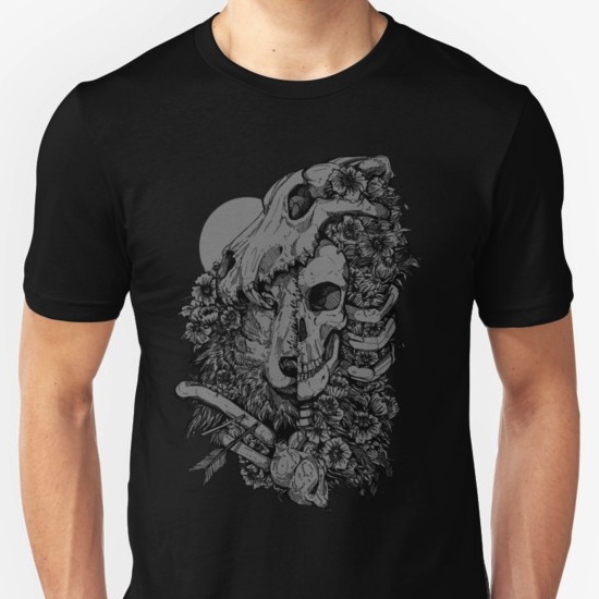 Wolf Child - Skull T-Shirts