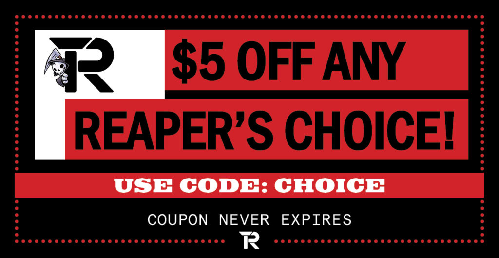 Apparel Coupons plus Sales - $5 Off Reaper’s Choice RIPT Apparel