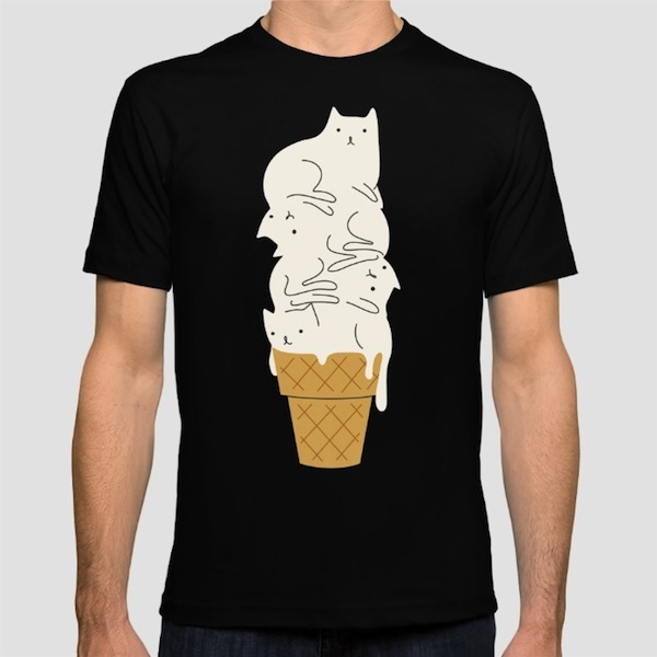 Cats Ice Cream T-shirt