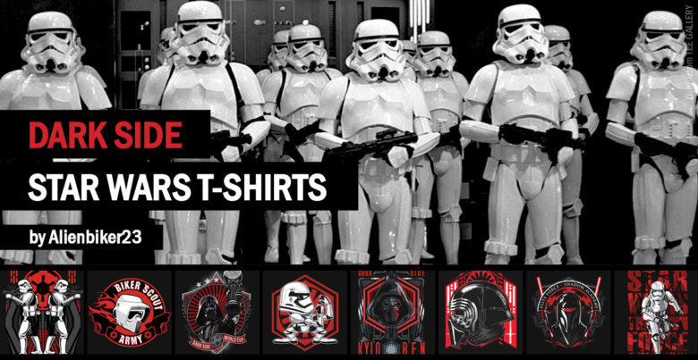 Dark Side Star Wars T-Shirts Banner