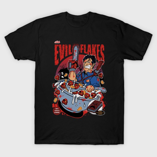 EVIL FLAKES - Evil Dead Parody Tee