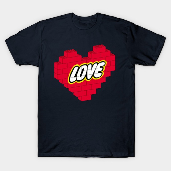 Love Brick - Lego T-Shirts by joanvaro