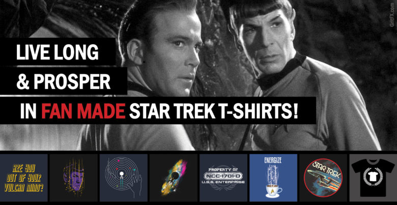 Star Trek T-Shirts by Indie Artists