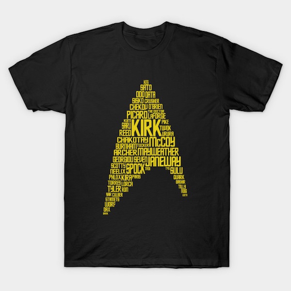 Word Delta - Star Trek T-Shirts