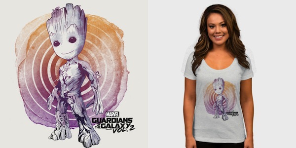 Baby Groot Swirl Women's T-Shirts