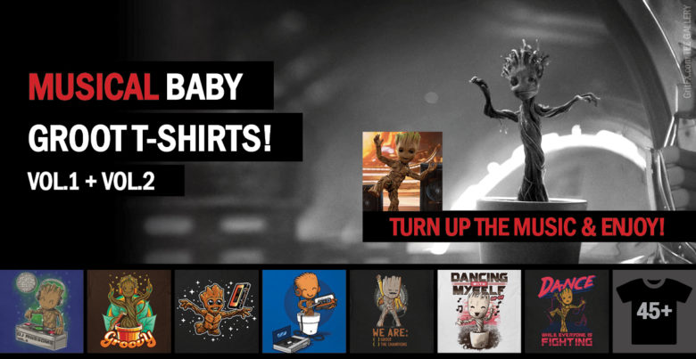 Baby Groot T-Shirts - Best Indie Apparel Artwork