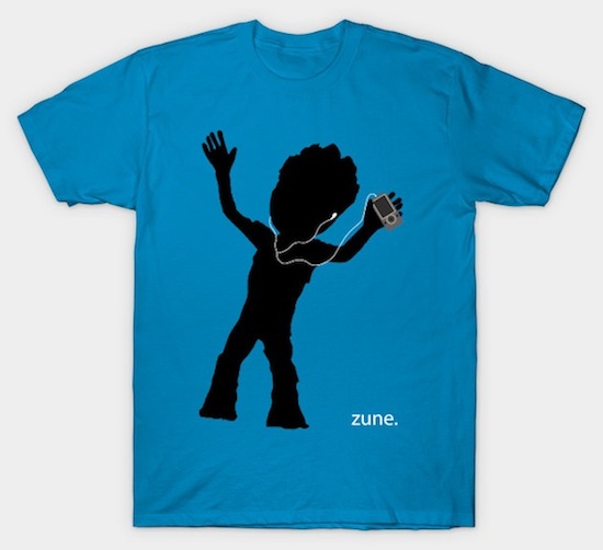 Baby Groot Zune iPod T-Shirts