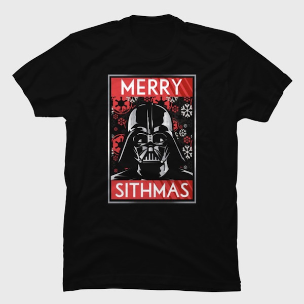 Darth Vader Sithmas Christmas T-Shirts