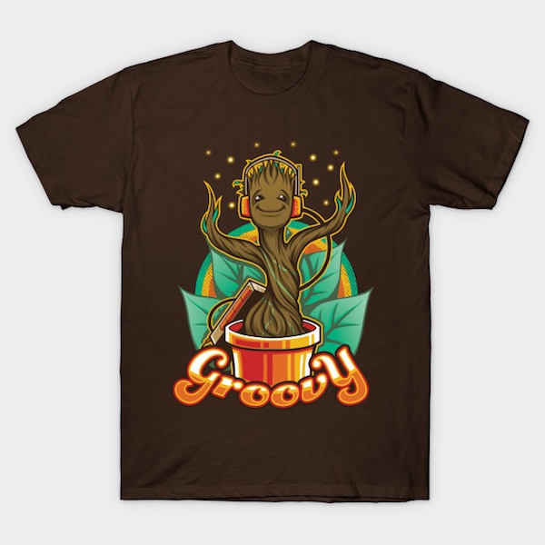 Groovy Groot - Dancing Baby Groot T-Shirts
