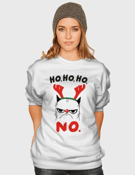 Ho ho ho no christams cat – by sborkowska