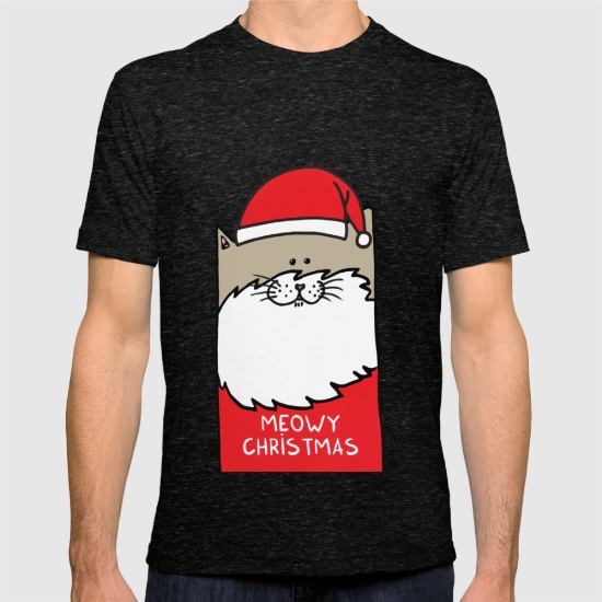 Meowy Christmas T-Shirts – by Adrian Serghie