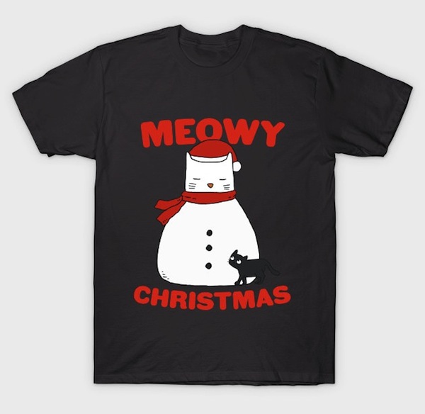 Meowy Christmas Snow Cat – by razlanisme