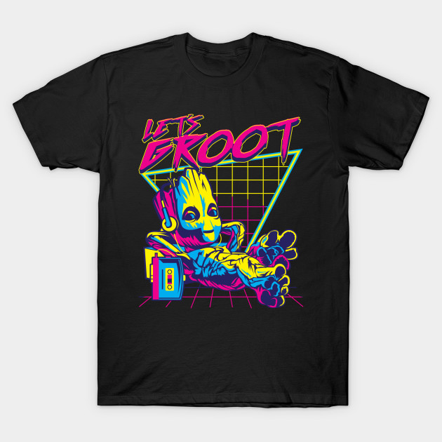 Retro Guardian Baby Groot Tee