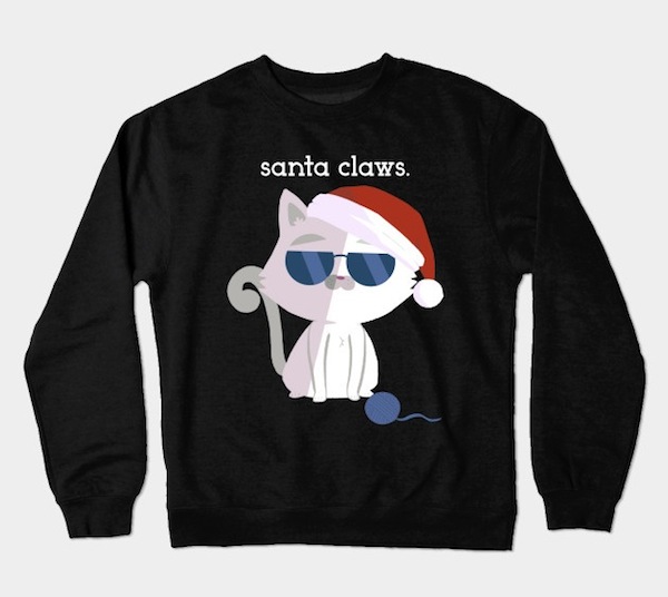 santa claws sweatshirts – by gubsly