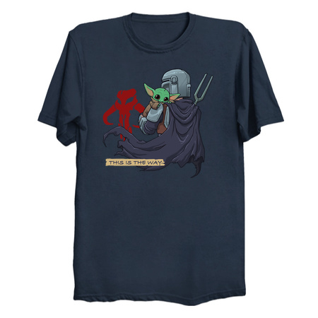Mandositting - The Mandalorian T-Shirts by Dooomcat