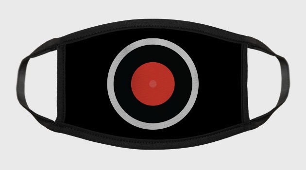 Hal 9000 Face Mask