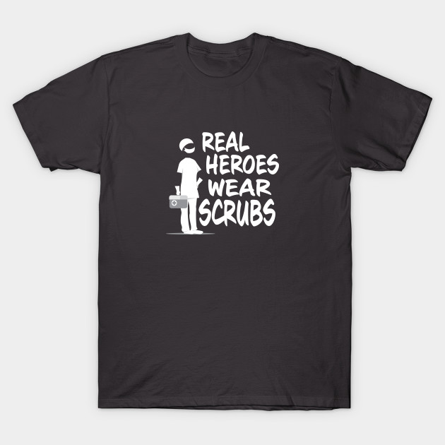 REAL HEROES WEAR SCRUBS - Essential Worker T-Shirts