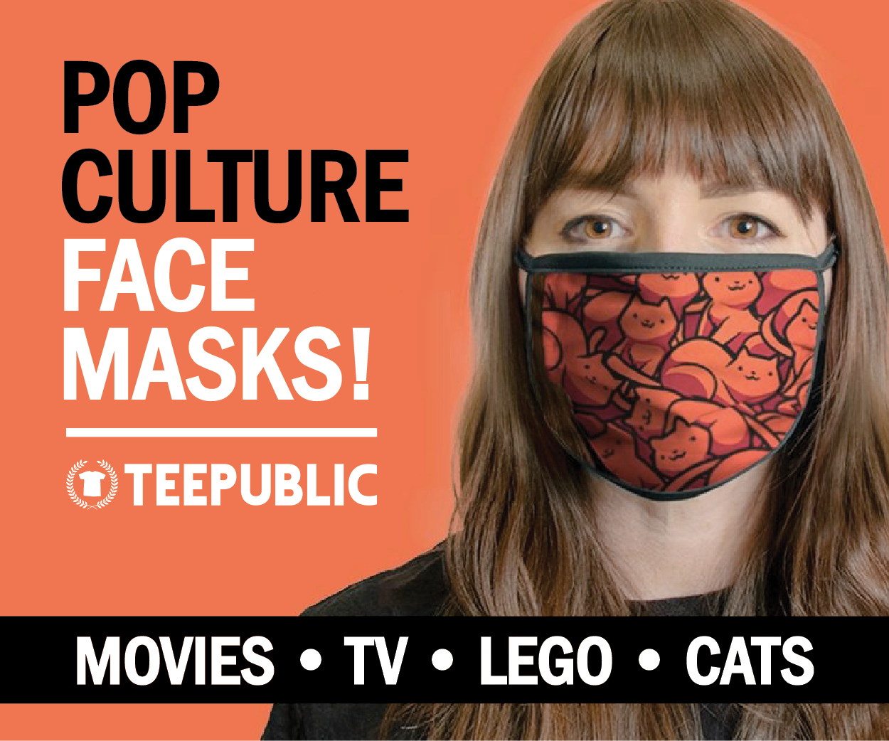 Movie, TV, Lego & Cat Face Masks!