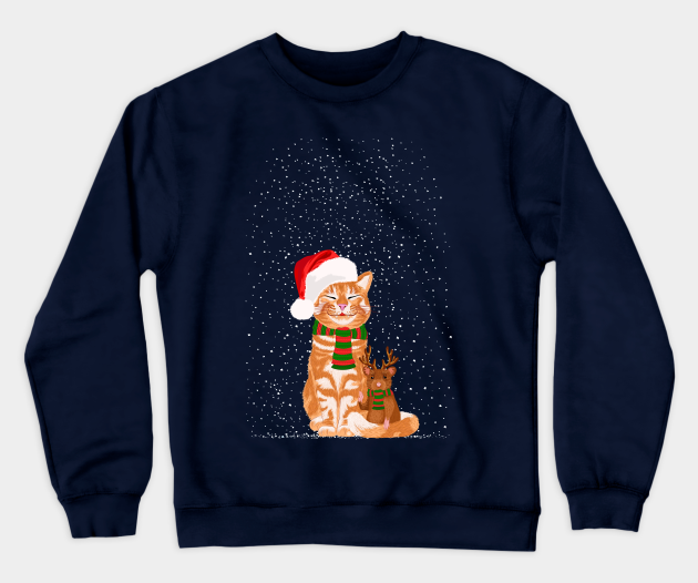 Christmas Buddies - Christmas Cat Sweatshirt