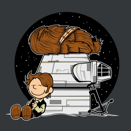 HAN BROWN - Funny Star Wars T-Shirt