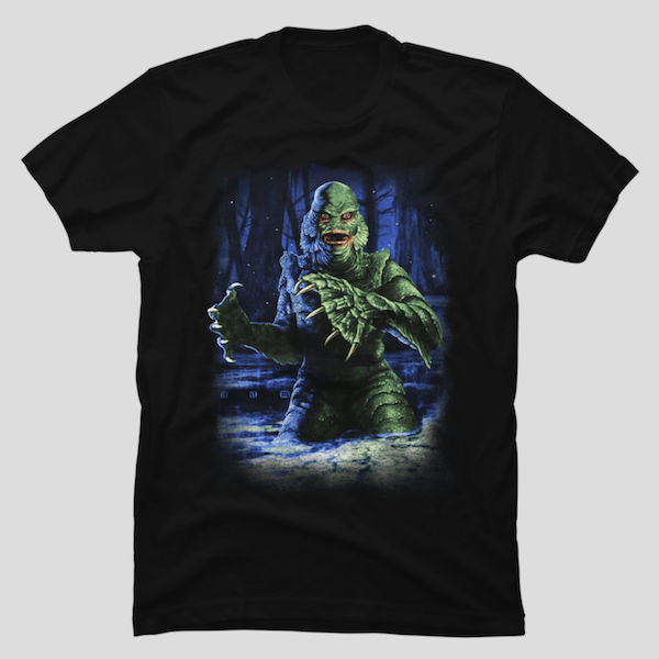 Legend of the Black Lagoon - Horror T-Shirts by cs3ink