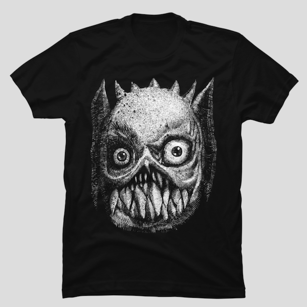 The Face of Horror - HORROR TEES by cowyarkrubbark