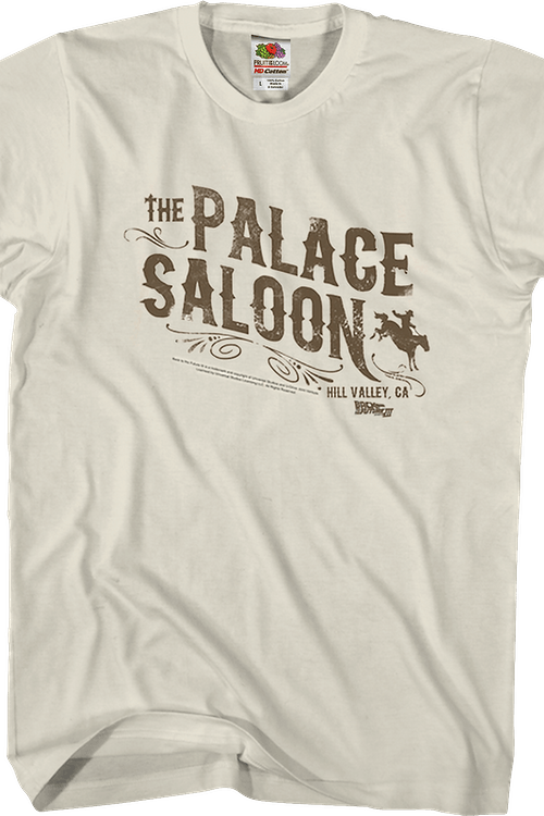 Palace Saloon - Back to the Future T-Shirts via 80sTees