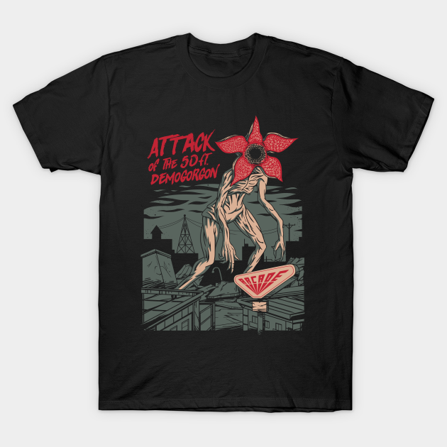 Attack of the 50 ft. Demogorgon - by Vincent Trinidad Art