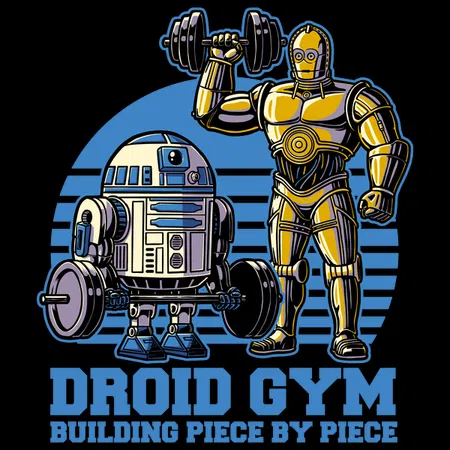 Android Space Gym Star Wars T-Shirts