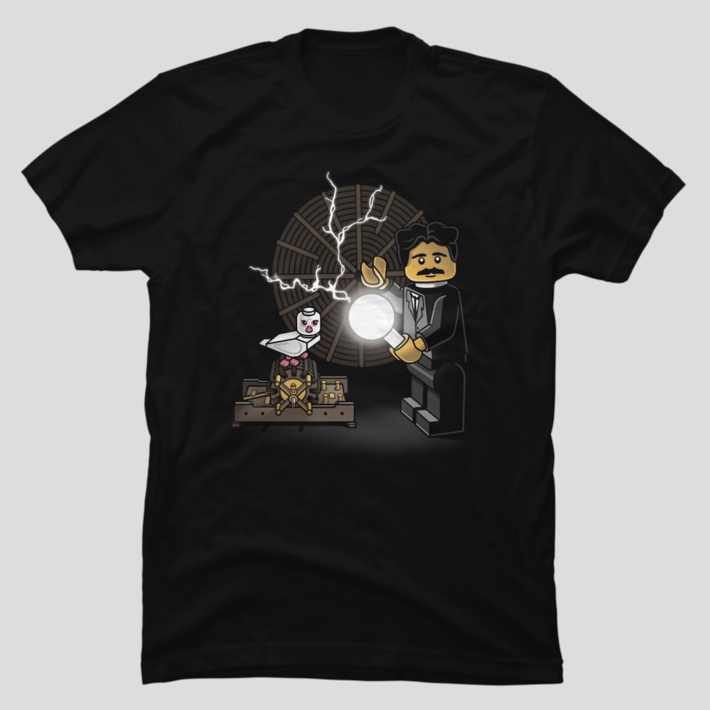 Exotic Magnetism Adult Lego T-Shirts - by pacalin