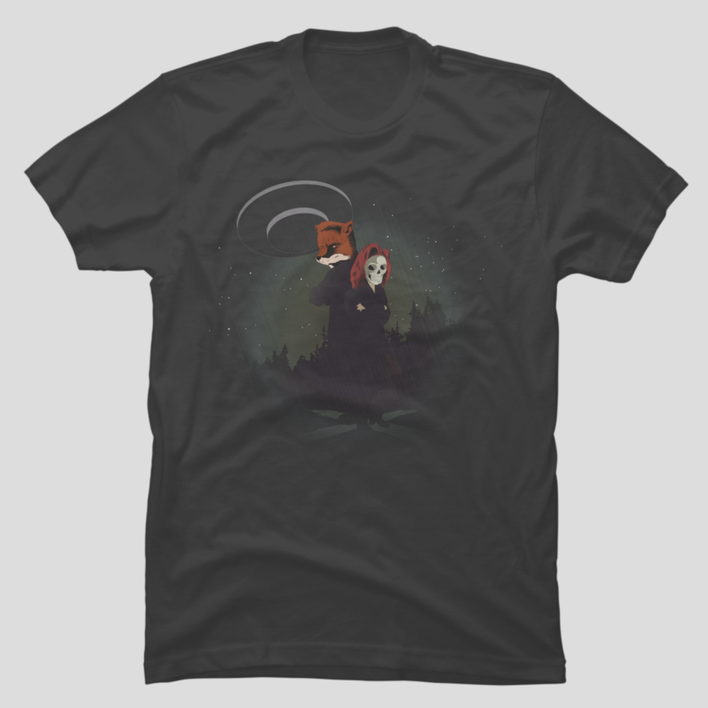 Fox and Skully – X-Files T-Shirts by Johnny Nova