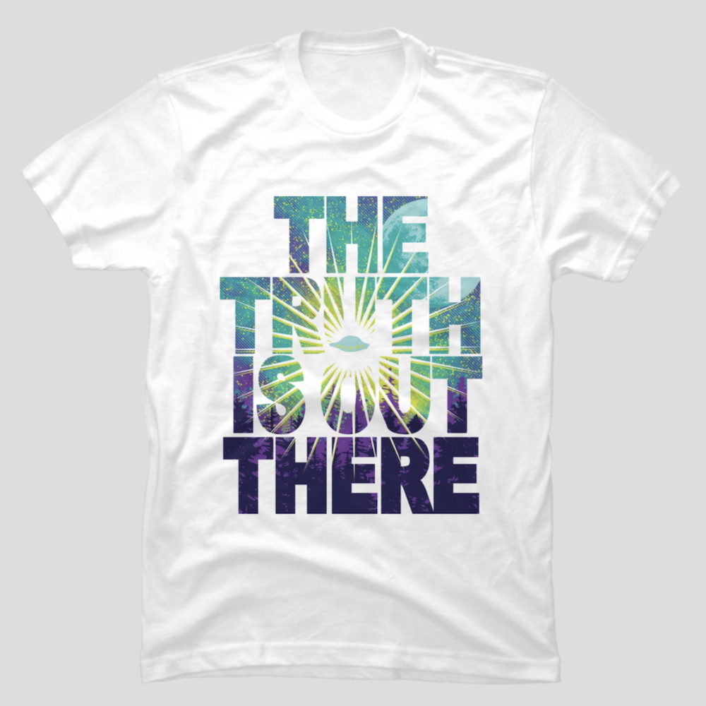 Seek The Truth – X-Files T-Shirt by daletheskater