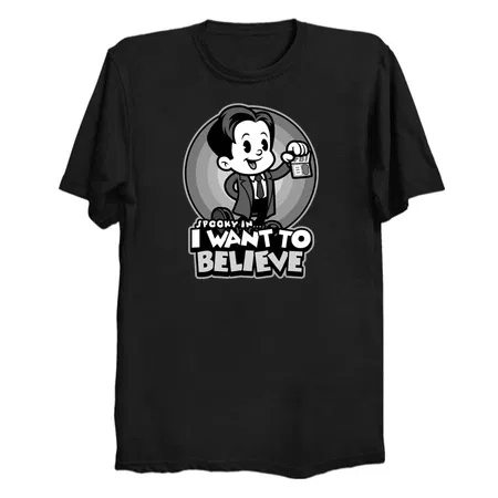 Vintage Spooky - X-Files T-Shirts by Harebrained Design