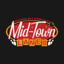 Nothing But Strikes. Mid-Town Lanes T-Shirt